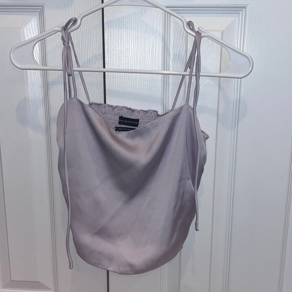 Purple Satin Urban Outfitters tank top!